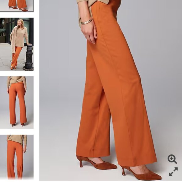 Ponte Wide-Leg Pants M NWT - Picture 2 of 9